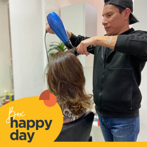 Brushing cabello corto