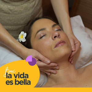 Masaje Craneal, de Rostro y Cuello con Hidratación Facial