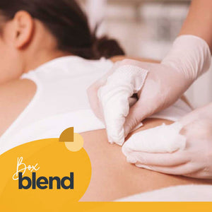 Limpieza o peeling espalda