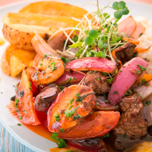 Lomo Saltado & Ceviche