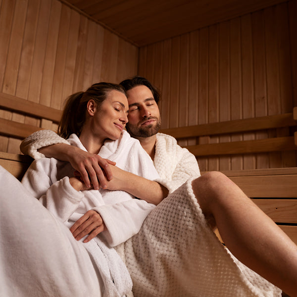 Sauna y tina caliente