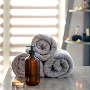 Tina con agua de mar