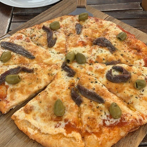 Pizza a la piedra en Gregoria