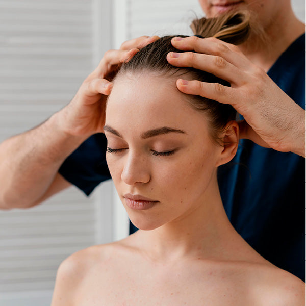 Masaje craneal para el Descanso Mental